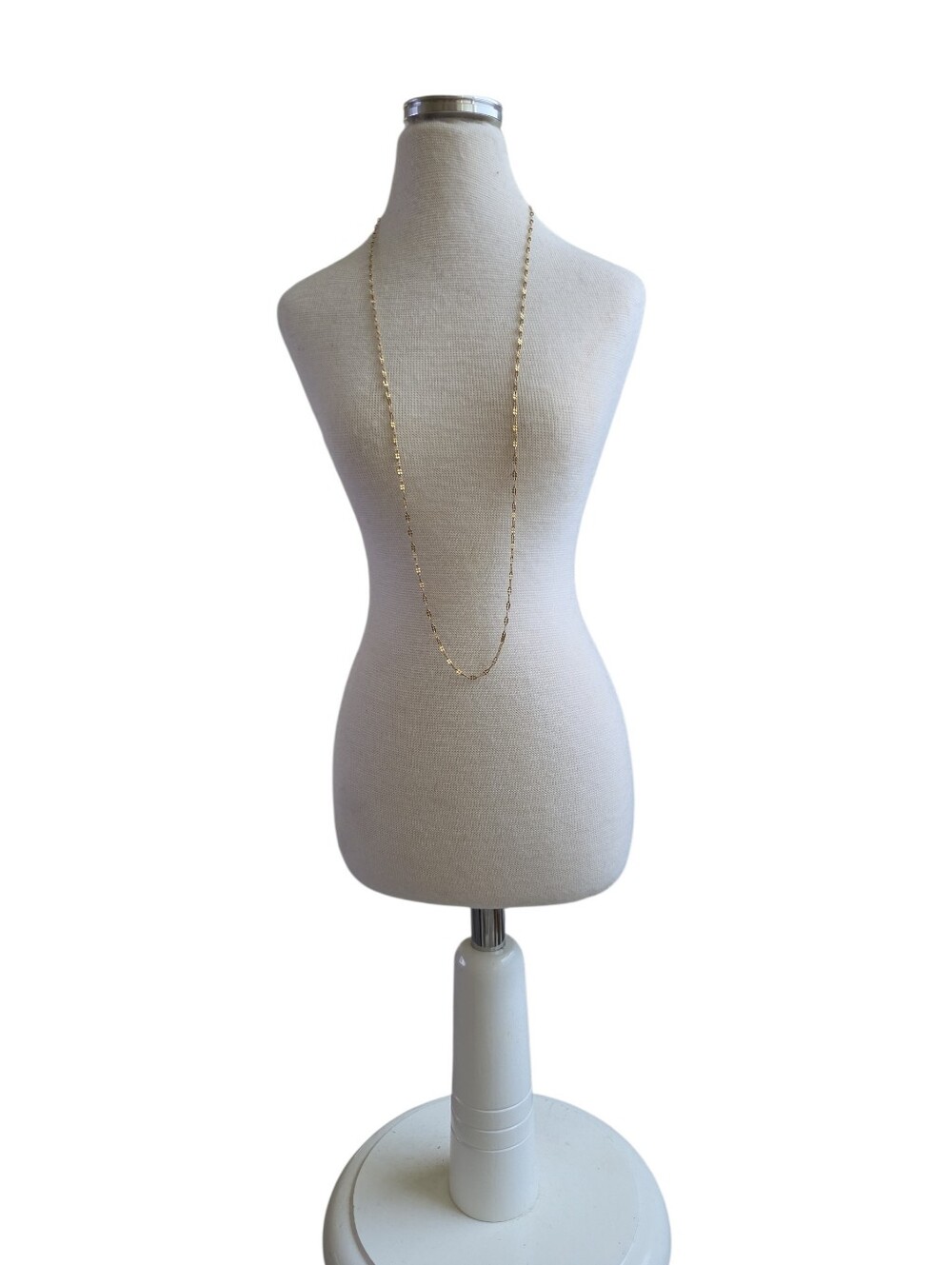 Vintage Delicate Gold Toned Twisted Rope Chain 23"